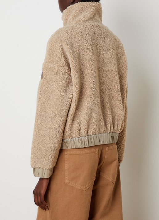 Parajumpers Sori jack van teddy met ritszakken en logo - achterkant 4 goud