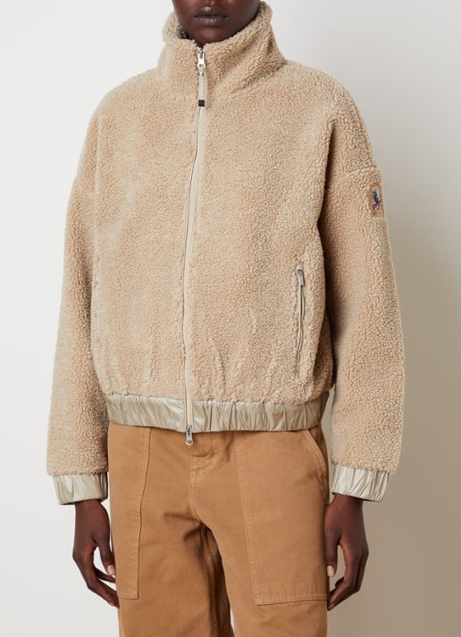 Parajumpers Sori jack van teddy met ritszakken en logo