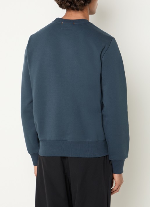Parajumpers Sweater met logo - achterkant indigo