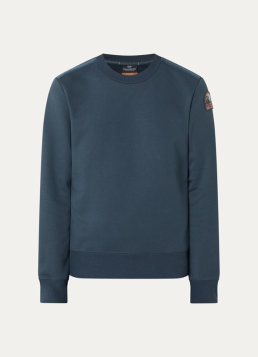 Parajumpers Sweater met logo - voorkant 3 indigo