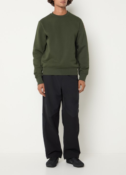 Parajumpers Sweater met logo - voorkant 3 groen