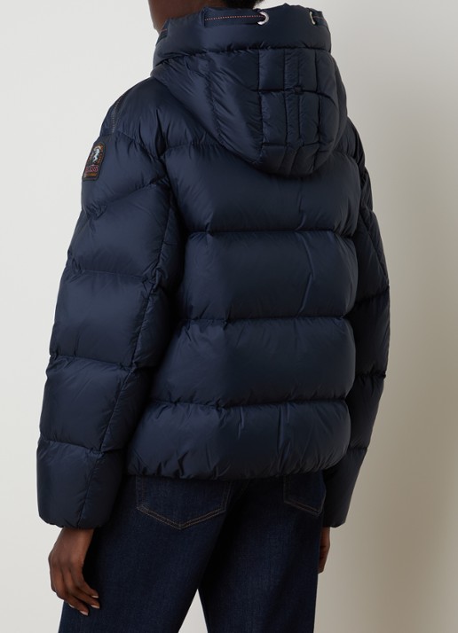 Parajumpers Tilly jas met eendendons en steekzakken - achterkant indigo