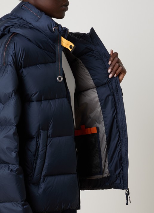 Parajumpers Tilly jas met eendendons en steekzakken - detail 4 indigo
