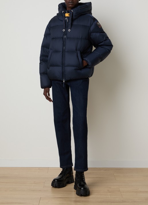 Parajumpers Tilly jas met eendendons en steekzakken - voorkant 6 indigo