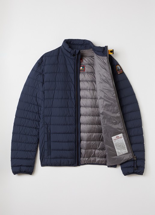 Parajumpers Ugo gewatteerd jack met donsvulling - voorkant 2 donkerblauw