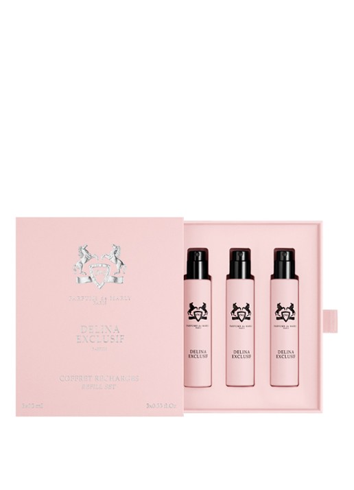 Parfums de Marly Delina Exclusif Set Eau de Parfum Refill - navulling set van 3  - voorkant 2 undefined