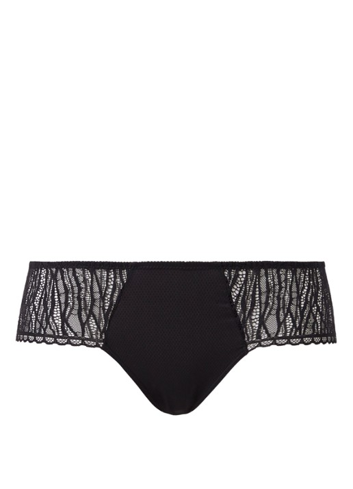 Passionata Ironic shorty met kant - voorkant 2 zwart