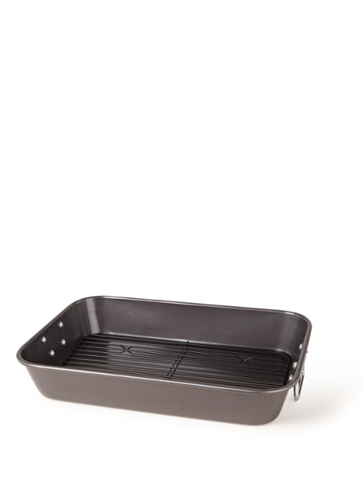 Patisse Carat braadslede met rooster 40 x 28 cm