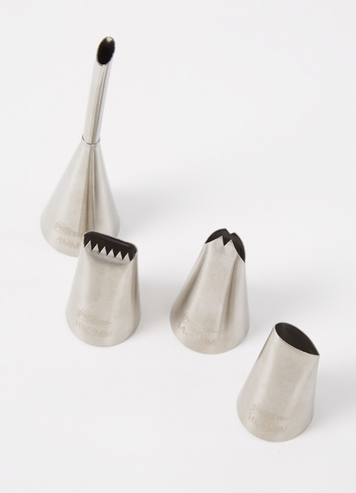 Patisse Deco spuitmonden set van 4 - voorkant 2 grijs