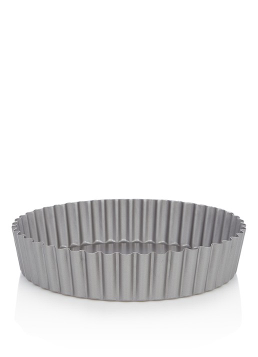 Patisse Quichevorm met losse bodem 25 cm - voorkant grijs