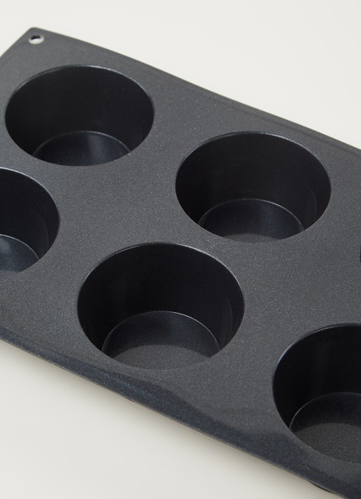 Patisse Starflex flexibele muffinvorm 6-vaks 29 x 17 cm  - detail 3 antraciet