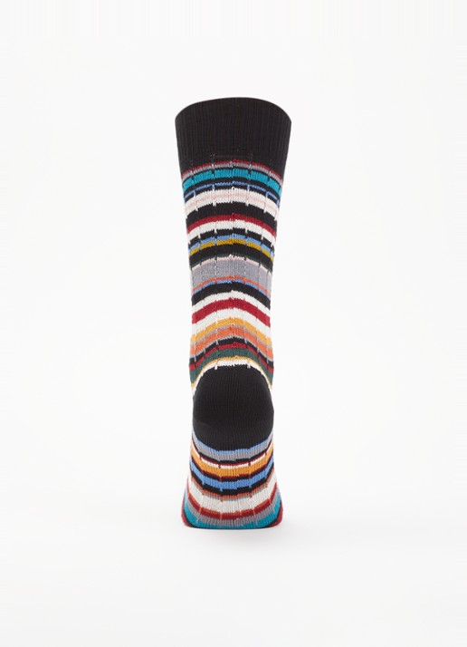 Paul Smith Cable sokken in katoenblend met print - voorkant 3 multicolor