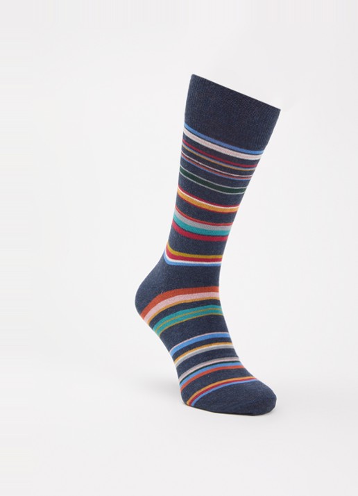 Paul Smith Sokken in katoenblend met streepprint