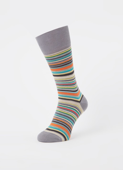 Paul Smith Sokken met streepprint in 3-pack - detail 3 grijs
