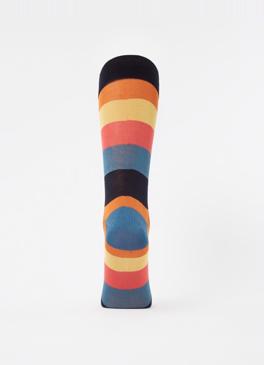 Paul Smith Sokken met streepprint  - voorkant 3 geel