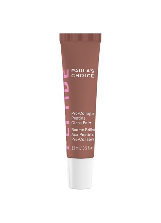 Paula's Choice Pro-Collagen Peptide Gloss Balm Toasted Vanilla - lipbalsem - voorkant toasted vanilla