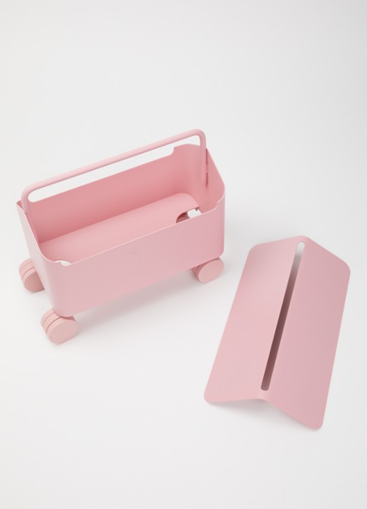 Pedestal Cable Villa kabelbox  - voorkant 2 roze
