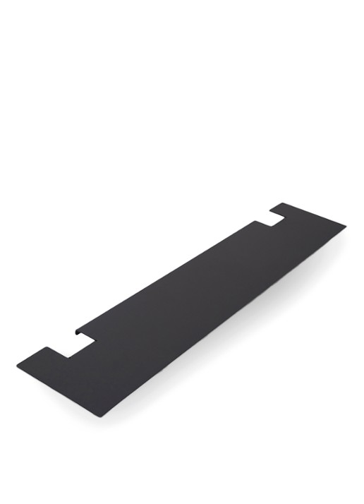 Pedestal Pipe plank voor TV standaard 99 cm - voorkant zwart