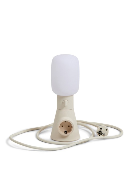 Pedestal Plug-in vloerlamp - detail 3 ivoor