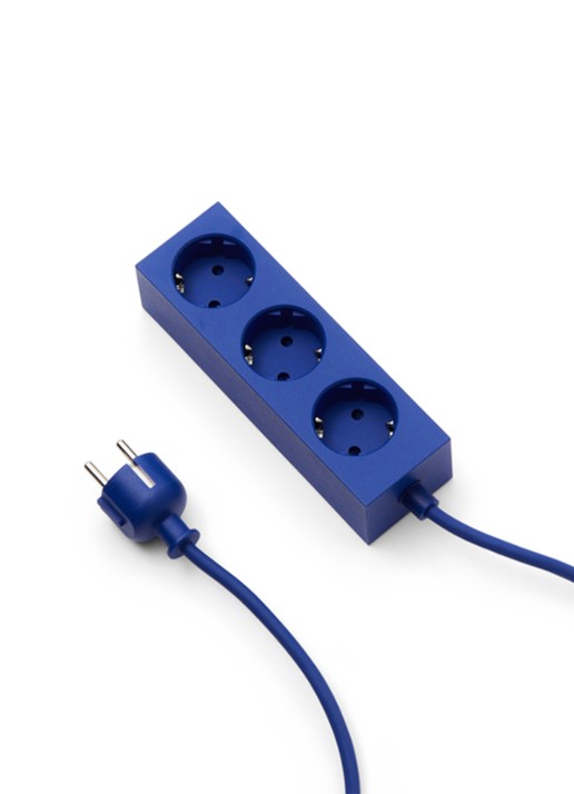 Pedestal Power Bar stekkerdoos 5 meter - detail 3 blauw