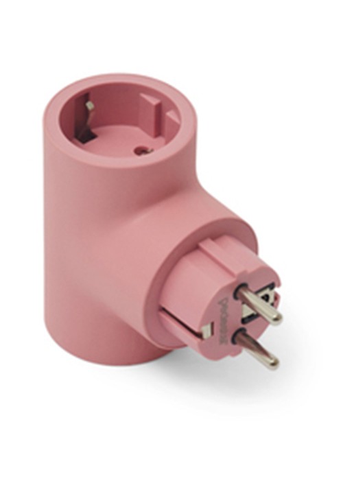 Pedestal Power Split stekkerdoos - detail roze