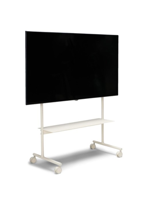 Pedestal Rover TV standaard 110 cm - voorkant 3 gebroken wit