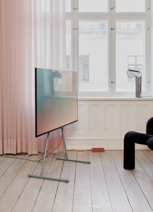 Pedestal Viva TV standaard 102 cm - voorkant 2 mosgroen