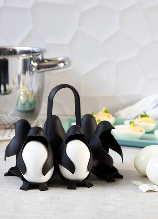Peleg Design Egguins eierhouder  - detail 3 zwart