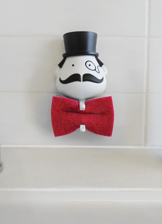 Peleg Design Mr. Sponge sponshouder  - voorkant 2 zwart