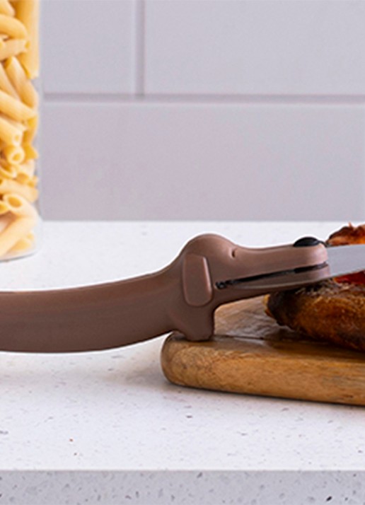 Peleg Design Puperoni pizzasnijder  - detail 4 bruin