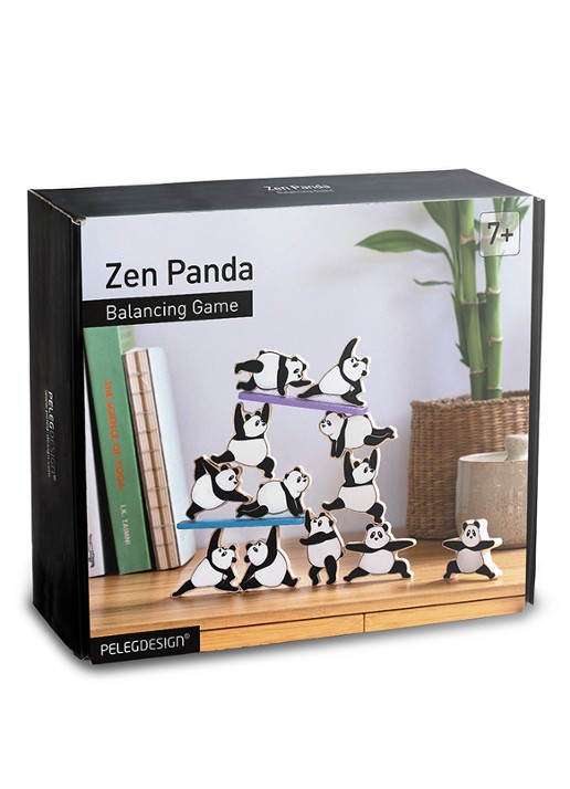 Peleg Design Zen Panda balansspel  - voorkant 2 wit