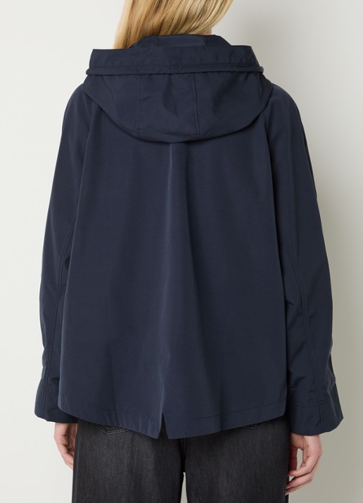 Pennyblack Balpino jack met capuchon en steekzakken - achterkant 4 donkerblauw