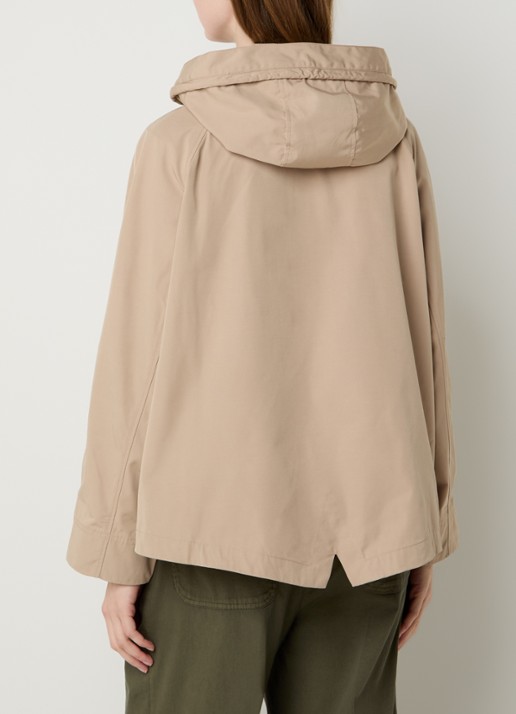 Pennyblack Balpino jack met capuchon en steekzakken - achterkant 3 beige