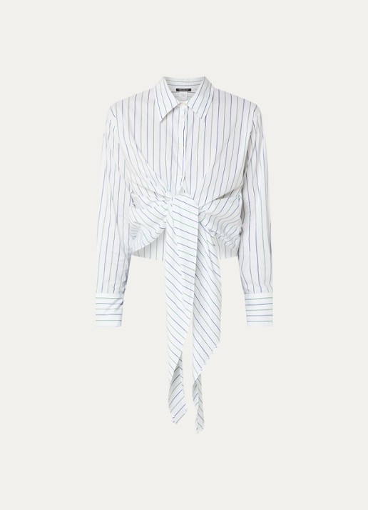Pennyblack Blouse met streepprint - voorkant 2 wit