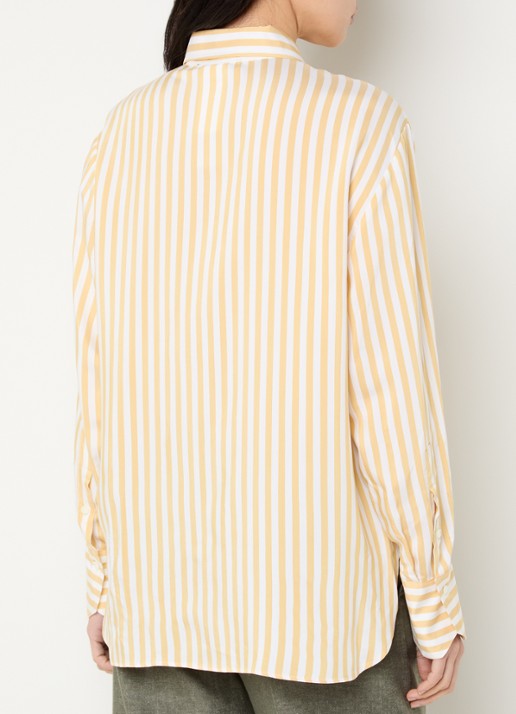 Pennyblack Blouse met streepprint - achterkant geel