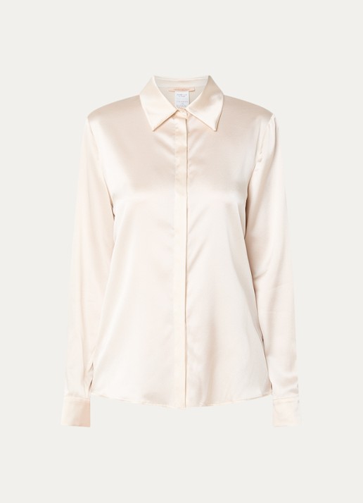 Pennyblack Blouse van satijn - voorkant ivoor