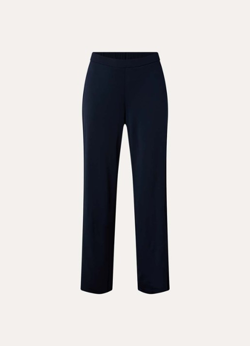 Pennyblack Gattini high waist loose fit pantalon - voorkant 2 donkerblauw