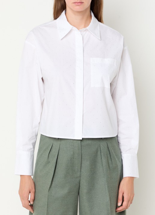 Pennyblack Kirie blouse met streepprint en strass