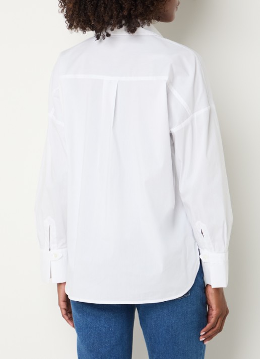 Pennyblack Macina blouse met borstzakken - achterkant wit