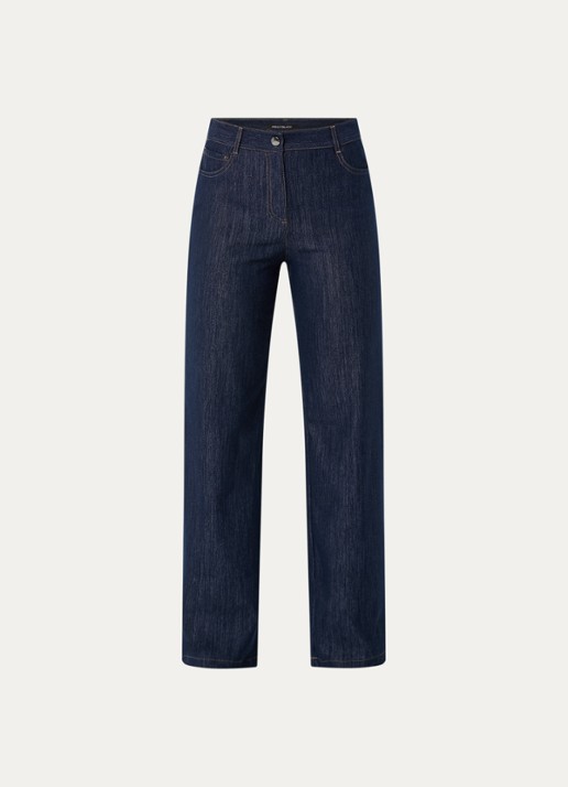 Pennyblack Ragtime high waist wide leg jeans met stretch - voorkant 4 indigo