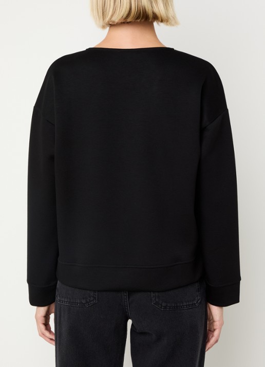 Pennyblack Top met V-hals - achterkant zwart
