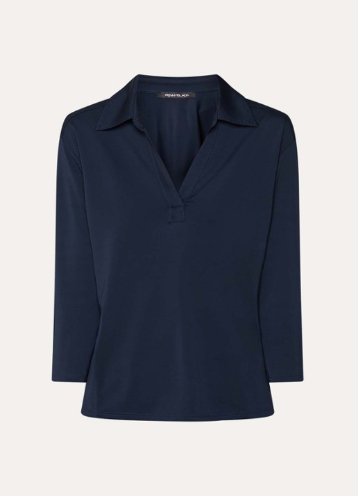 Pennyblack Volante tuniek met stretch - voorkant donkerblauw