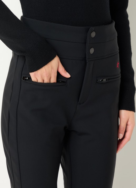 Perfect Moment Aurora high waist flared fit skibroek met ritszakken - detail 6 zwart