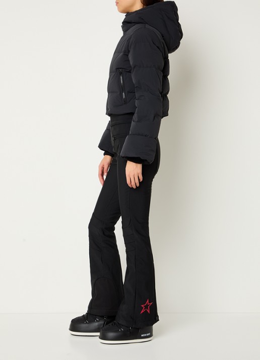 Perfect Moment Polar flared fit skipak met donsvulling en waterafstotende coating - voorkant 2 zwart