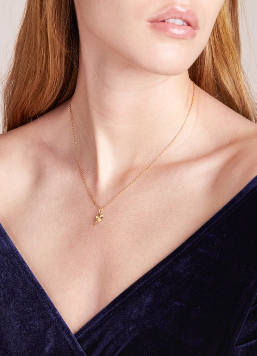 Pernille Corydon Clover schakelketting verguld - voorkant 3 goud