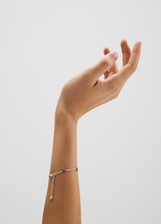 Pernille Corydon Dot armband - voorkant 2 zilver