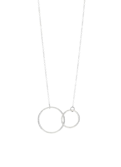 Pernille Corydon Double Plain ketting van zilver