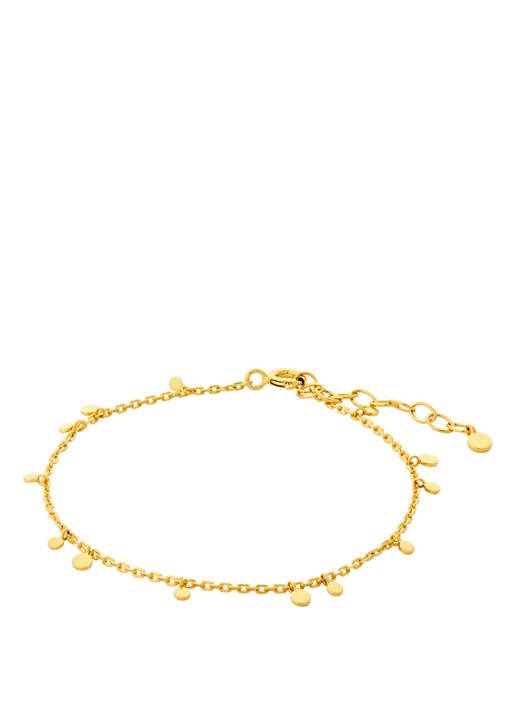 Pernille Corydon Glow armband verguld - voorkant goud