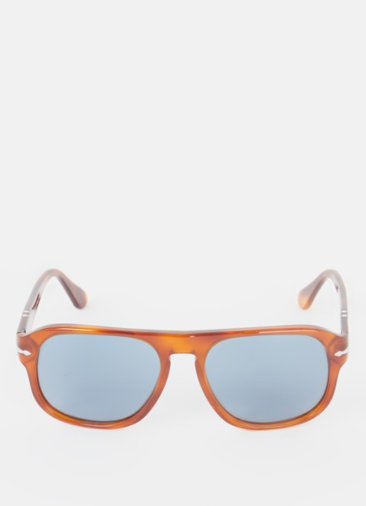 Persol Jean zonnebril gepolariseerd PO3310S - detail 3 oranjebruin