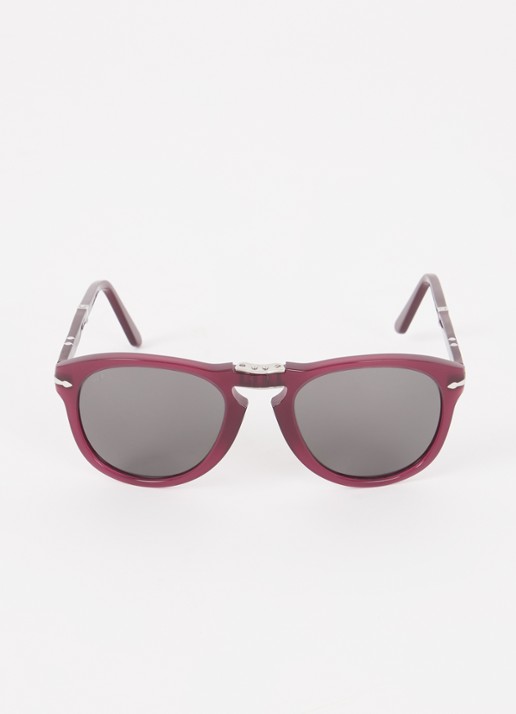 Persol Opvouwbare piloten zonnebril PO0714 - detail aubergine
